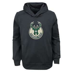 outerstuff youth milwaukee bucks primary logo performance fleece pullover hoodie (as1, alpha, m, regular, medium)