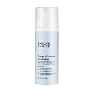 paula’s choice omega+ complex lightweight face moisturizer, shea butter & plant oils, brightening vitamin c – for dry & sensitive skin