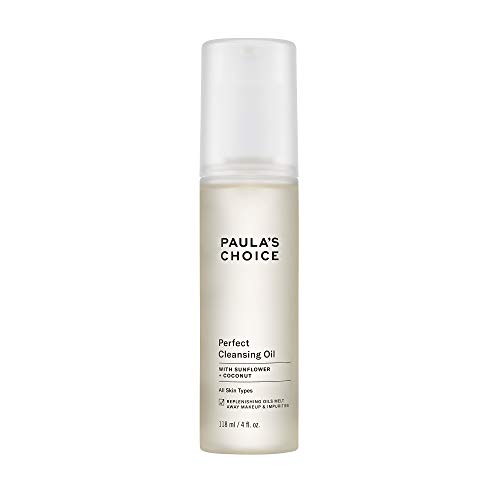 Paula's Choice Perfect Cleansing Oil with Jojoba, Sunflower & Coconut Oil Cleanser Face Wash for Dry Skin, 4 Ounce