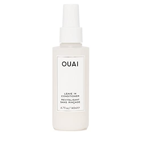 OUAI Leave-In Conditioner. Multitasking Mist that Protects Against Heat, Primes Hair for Style, Smooths Flyaways, Adds Shine and Detangles. Free from Parabens, Sulfates and Phthalates (4.7 oz)