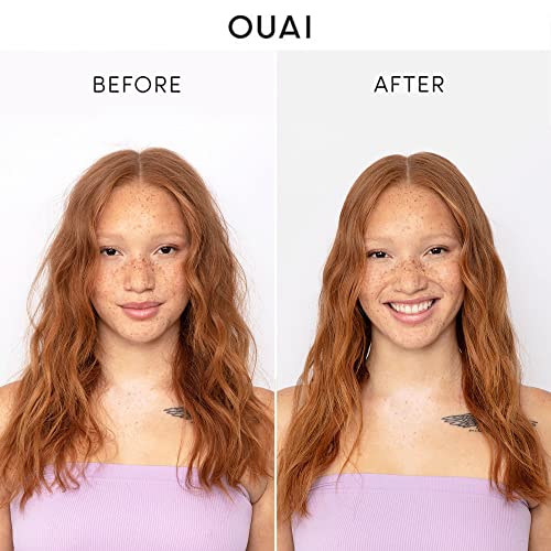 OUAI Hair Oil, Multitasking Oil Protects from UV/Heat Damage and Frizz, Adds Mega Shine and Smooths Split Ends. Safe for Colored Hair. Free from Parabens, Sulfates and Phthalates (1.5 oz)