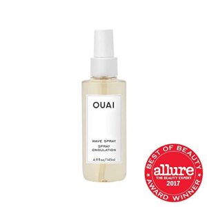 OUAI Wave Spray. For Perfect Yet Effortless Beachy Waves. The Wave Spray Adds Texture, Body and Shine and is Safe for Color- and Keratin-Treated Hair. Free from Parabens and Sulfates (4.9 oz)