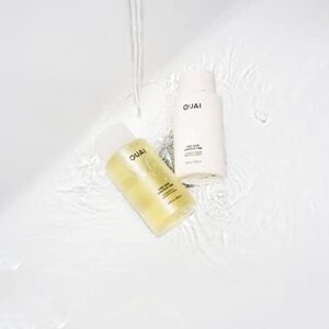 OUAI Fine Shampoo. Bring Fine Hair to the Next Level with Strengthening Keratin, Biotin and Chia Seed Oil. Hair is Left Clean, Bouncy and Voluminous. Free from Parabens, Sulfates and Phthalates. 10 oz