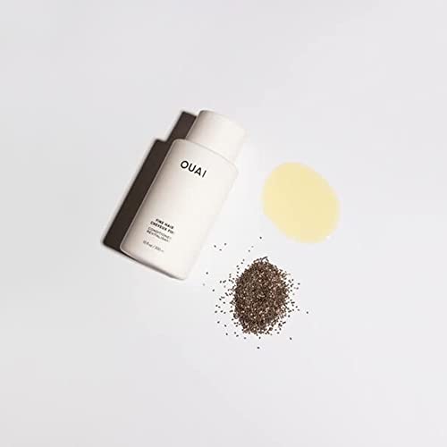 OUAI Fine Conditioner. This Lightweight Conditioner Gives Fine Hair Softness, Bounce and Volume. Made with Keratin and Biotin. Free from Parabens, Sulfates, and Phthalates (10 oz)