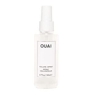 OUAI Volume Spray. A Weightless, Pre-Blowout Mist for Long-Lasting Thickness, Volume and Bounce. Made with Volume Polymers and Hibiscus Extract. Free from Parabens and Sulfates (4.7 oz)