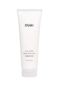 ouai curl crème, the universal crème for all curl types, fragrance-free, 8 fluid ounces