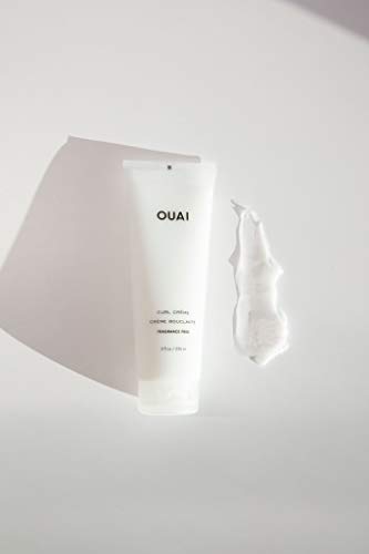 OUAI Curl Crème, The Universal Crème for All Curl Types, Fragrance-Free, 8 Fluid Ounces