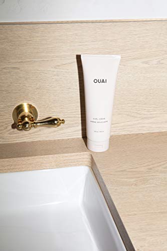 OUAI Curl Crème, The Universal Crème for All Curl Types, Fragrance-Free, 8 Fluid Ounces