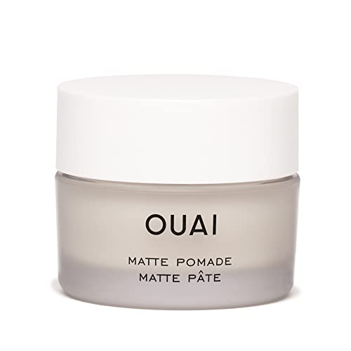 OUAI Matte Pomade. Add Hold, Texture and Separation for an Effortlessly Styled Piecey Look. Control Ends and Create a Matte Finish for Cool yet Casual Hair. Free from Parabens (1.7 oz)