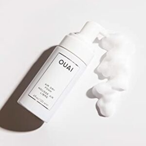 OUAI Air Dry Foam. Wash and Wear Mousse for Perfect Air-Dried Waves. Packed with Kale and Carrot Extract to Condition, Protect and Detangle Hair. Free from Parabens, Sulfates and Phthalates. (4 oz)