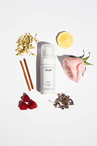 OUAI Air Dry Foam. Wash and Wear Mousse for Perfect Air-Dried Waves. Packed with Kale and Carrot Extract to Condition, Protect and Detangle Hair. Free from Parabens, Sulfates and Phthalates. (4 oz)