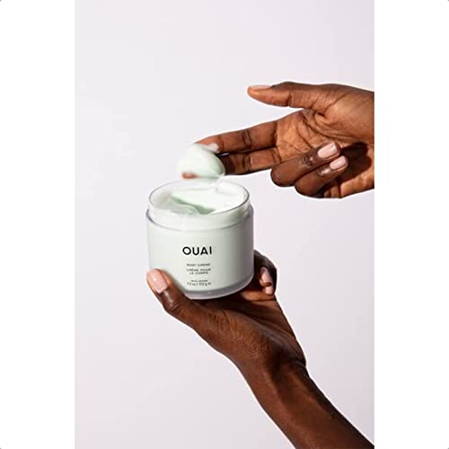 OUAI Body Crème. Super Hydrating Whipped Body Cream Softens Skin and Gives it a Healthy Glow. Cupuaçu Butter, Coconut Oil and Squalane Nurture Skin. Scented with Rose, Violet and Citrus (7.5 oz)