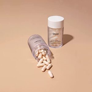 OUAI Thick & Full Hair Supplement Refill Pack, Beauty-Boosting Daily Capsules for Thinning Hair - 30 Capsules