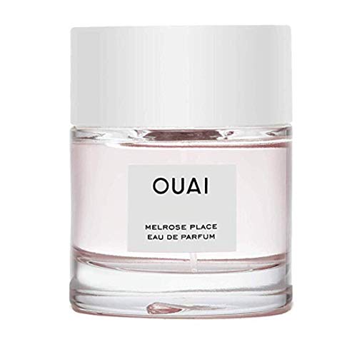 OUAI Melrose Place Eau de Parfum. An Elegant Perfume Perfect for Everyday Wear. The Fresh Floral Scent has Notes of Champagne, Bergamot and Rose, and Delicate Hints of Cedawrood and Lychee (1.7 oz)