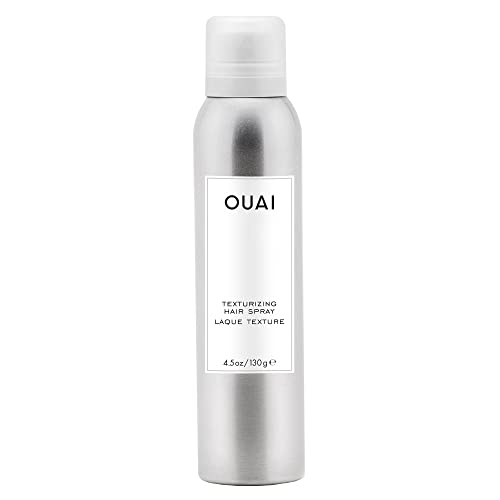 OUAI Texturizing Hair Spray. Add Texture and Volume While Absorbing Oil. Part Hair Spray, Part Dry Shampoo, the Spray Instantly Refreshes Hair. Free from Parabens and Sulfates (4.6 Oz)