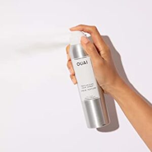 OUAI Texturizing Hair Spray. Add Texture and Volume While Absorbing Oil. Part Hair Spray, Part Dry Shampoo, the Spray Instantly Refreshes Hair. Free from Parabens and Sulfates (4.6 Oz)