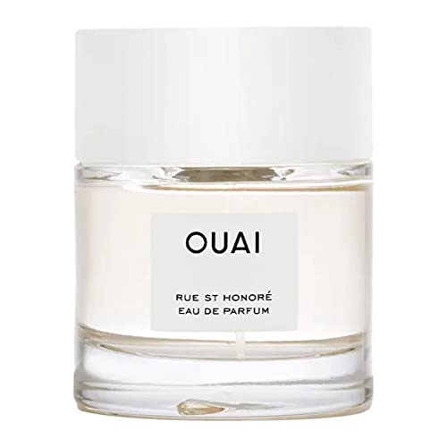 OUAI Rue St. Honore Eau de Parfum. An Elegant Perfume Perfect for Everyday Wear. The Fresh Floral Scent has Notes of Violet, Gardenia, and Delicate Hints of Ylang Ylang and Musk (1.7oz)