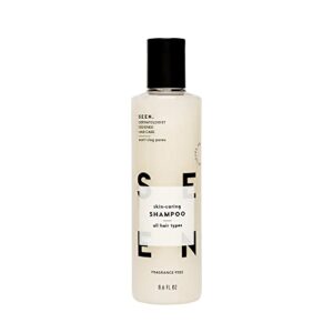 seen shampoo fragrance, free – non-comedogenic & sulfate-free hair shampoo- dermatologist-developed – safe for sensitive & acne prone skin