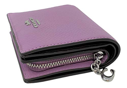 Coach Pebble Leather Snap Wallet Style No. C2862 Violet Orchid
