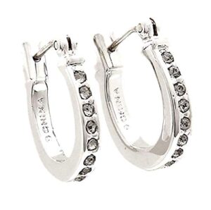 coach sterling silver pierce hanging earrings f54497