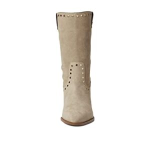 COACH Pheobe Suede Bootie Oat 6 B (M)