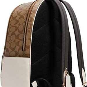 Coach 6495 Large Court Backpack In Signature Canvas