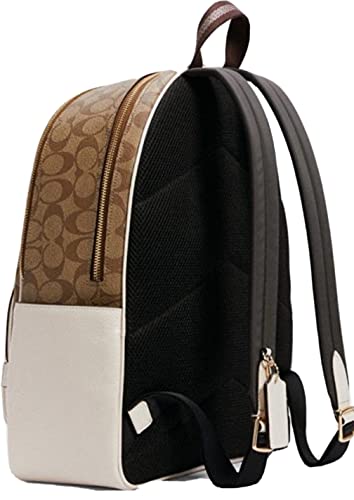 Coach 6495 Large Court Backpack In Signature Canvas