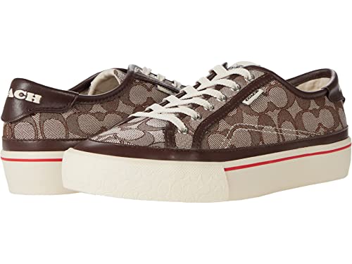 COACH CitySole Platform Jacquard Oak/Saddle 9.5 B