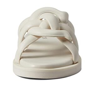 COACH Georgie Leather Sandal White 9 B (M)