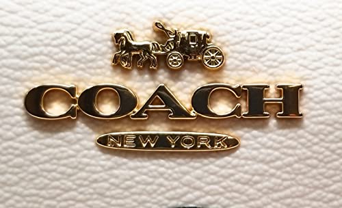 COACH Sydney Satchel With Heart Cherry Print in Chalk/Multi