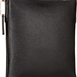 COACH Crossgrain Leather Kitt Black/Gold One Size