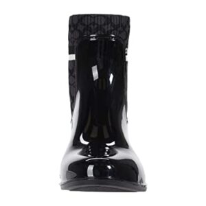 COACH Rivington Rain Bootie Black Rubber 10 B (M)