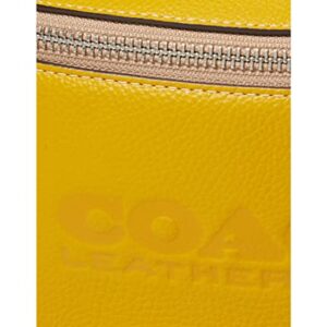 COACH Charter Belt Bag 7 in Pebble Leather Yellow Gold One Size