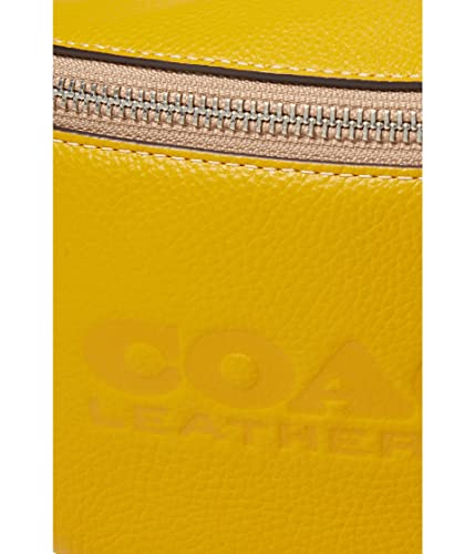 COACH Charter Belt Bag 7 in Pebble Leather Yellow Gold One Size