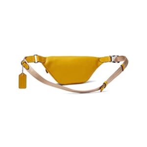 COACH Charter Belt Bag 7 in Pebble Leather Yellow Gold One Size