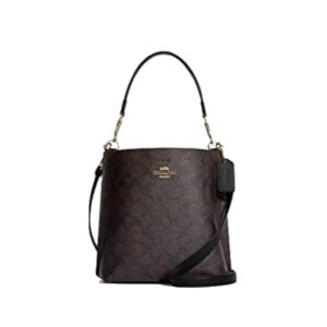 COACH Mollie Bucket Bag 22 In Signature Canvas Brown/Black