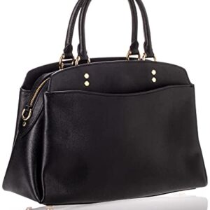 Coach Women's Lillie Carryall Top Handle Satchel Bag (Black)