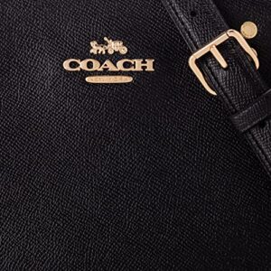 Coach Women's Lillie Carryall Top Handle Satchel Bag (Black)