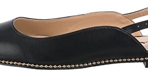 COACH VAE Skimmer Black Smooth Leather 7.5 B (M)