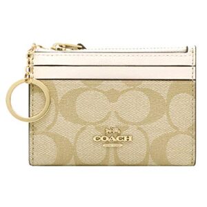 coach female card case coin case slots mini skinny id,lightweight