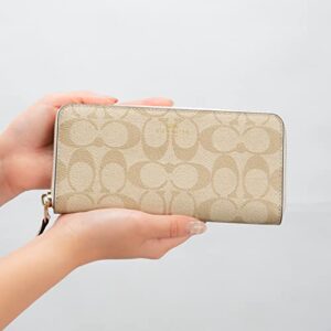 COACH(コーチ) Women Wallet, Light Khaki/Chalk, One Size