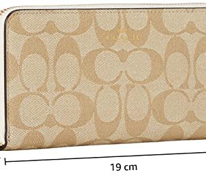 COACH(コーチ) Women Wallet, Light Khaki/Chalk, One Size