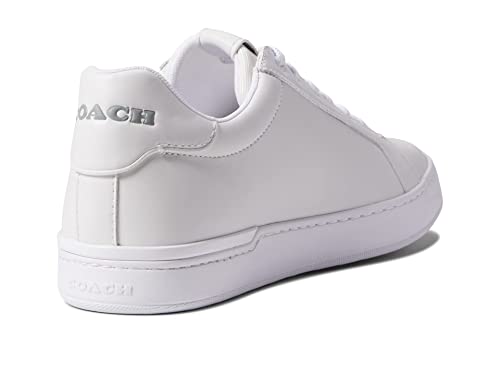 COACH Lowline Leather Low Top Optic White 9 D (M)