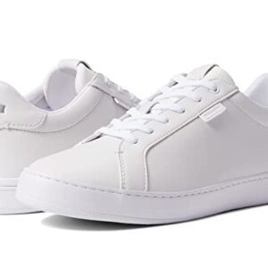 COACH Lowline Leather Low Top Optic White 9 D (M)