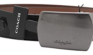 Coach Men's Plaque Buckle Cut-To-Size Reversible Belt, 38mm