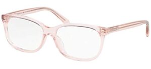 coach eyeglasses hc 6139 u 5556 transparent pink