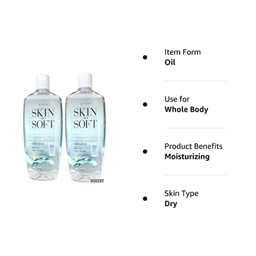 Avon Skin So Soft Original, 25 oz (Pack of 2)