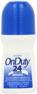 avon on duty 24 hours sport roll-on anti-perspirant deodorant 2.6 oz (12-pack)