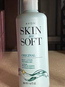avon skin so soft original body lotion with jojoba – 11.8 oz