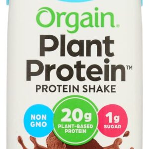 ORGAIN Creamy Chocolate Plant Based Protein Shake, 11 FZ